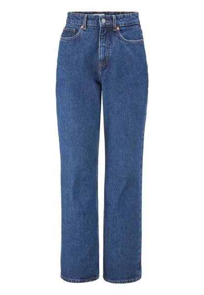 hessnatur hessnatur Jeans GIERA Straight Relaxed aus reinem Bio-Denim, Dark blue, – Produktbild 3 von 4