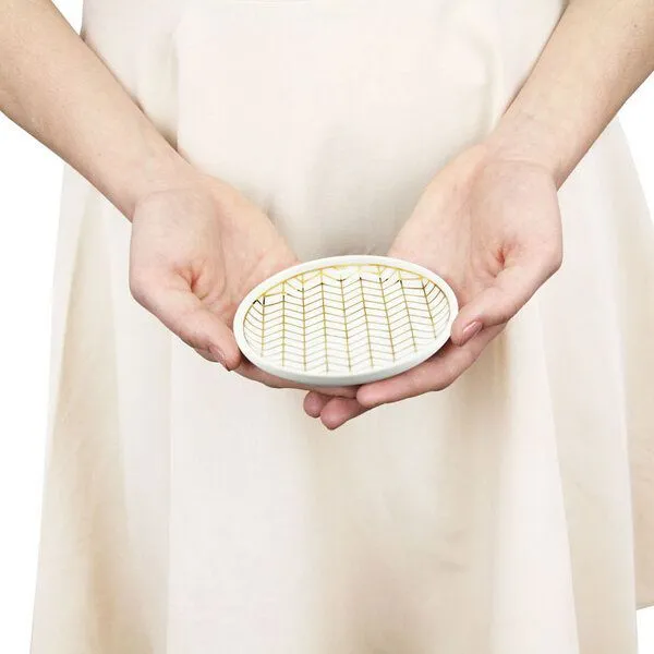 lille mus lille mus Schmucktellerchen mit geometrischem Muster – Produktbild 6 von 8