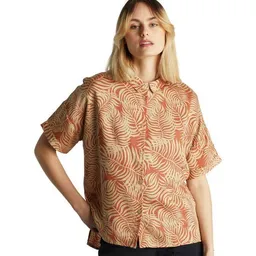 Dedicated DEDICATED Short Sleeve Shirt Nibe Palm Leaves – Produktbild 1 von 1