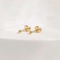 Eppi Eppi Silberne Mini Kugel Ohrringe Sphere – Produktbild 1 von 1