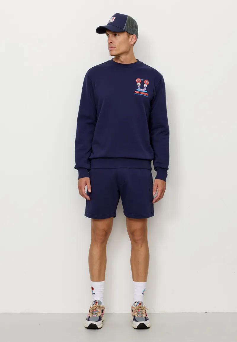 recolution Recolution Herren vegan Sweatshirt Tamarillo Play Together Eclipse Blau, Extra dunkelblau, – Produktbild 1 von 2