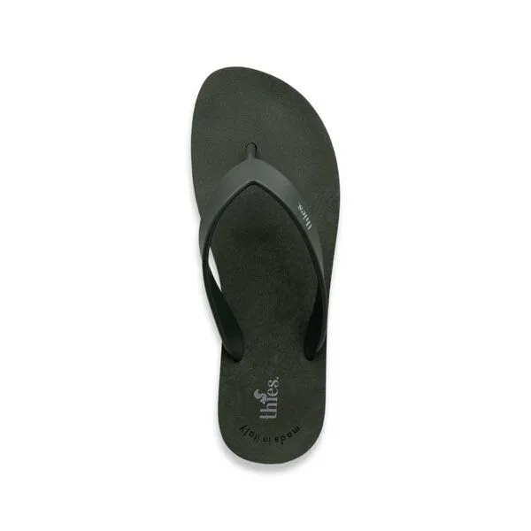 thies thies Vegane Eco Thong Beach Sandale aus pflanzenbasierendem Kunststoff MEN, Olive (grün), – Produktbild 4 von 4