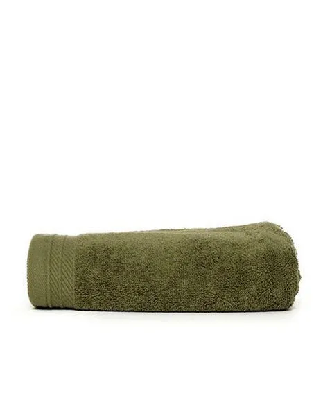 The One Towelling® The One Towelling® 3er Set Handtuch schweres Frottee 550gr/m² 50 x 100cm Bio Baumwolle, Olive, – Produktbild 1 von 1