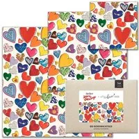little bee fresh little bee fresh Bio-Bienenwachstuch "Starter-Set" - 3er, Herzen, – Produktbild 1 von 1