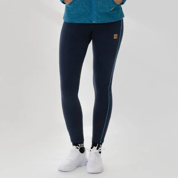 TAO Sportswear TAO Sportswear Damen Leggings FRIDA aus Bio-Baumwolle, Blau, – Produktbild 1 von 4