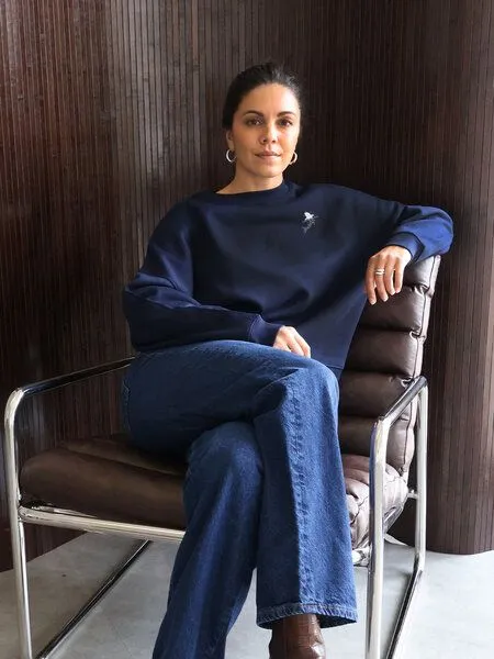 Kultgut Kultgut Biofair - Flauschig, weicher Pullover, vegan zertifiziert - Save the Ocean/ Little Stark, Nachtblau, – Produktbild 8 von 8