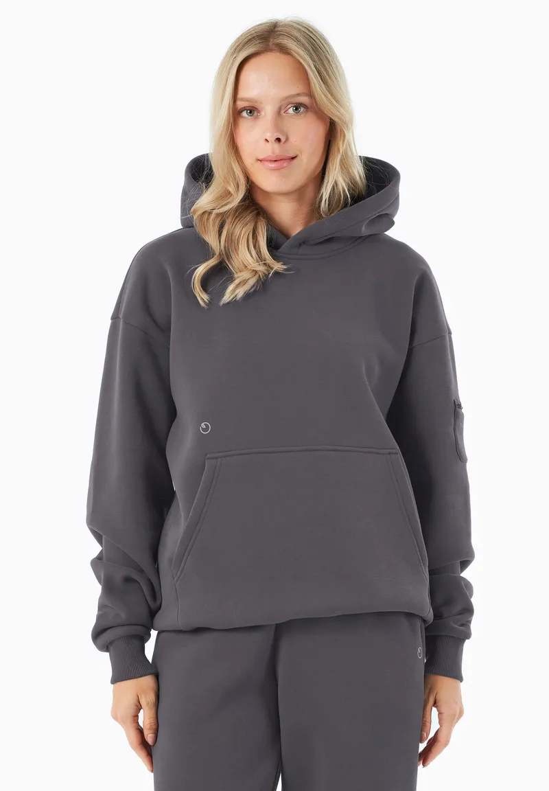 ORGANICATION ORGANICATION Herren vegan Hoodie Harvinn Schatten Grau, Grau, – Produktbild 1 von 1
