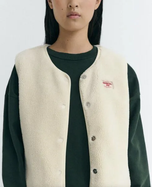 thinking mu thinking mu Jay Vest, Weiß (ivory), – Produktbild 4 von 4