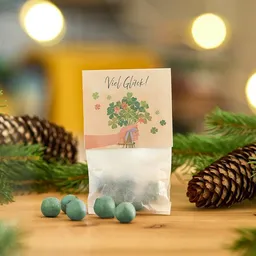 Die Stadtgärtner Die Stadtgärtner 10x5 Blumenmurmeln im Tütchen "Viel Glück" I Mutmacher I Glücksbringer für Prüfung, Abitur I Gastgeschenk Silvester – Produktbild 1 von 1