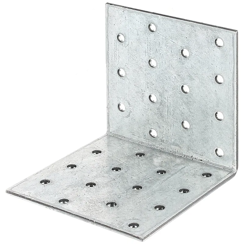 Alberts ALBERTS Lochplattenwinkel, sendzimirverzinkt, TxHxB 80x80x80x2,5 mm – Produktbild 1 von 1
