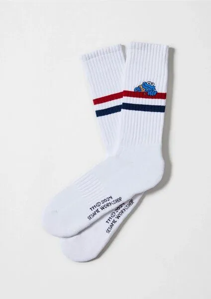 BeSocks BeSocks Bio-Tennissocken - Krümelmonster – Produktbild 1 von 3
