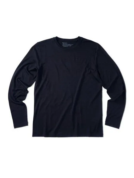 PINQPONQ pinqponq Merino Longsleeve (mulesing-frei), Shell navy, – Produktbild 3 von 3