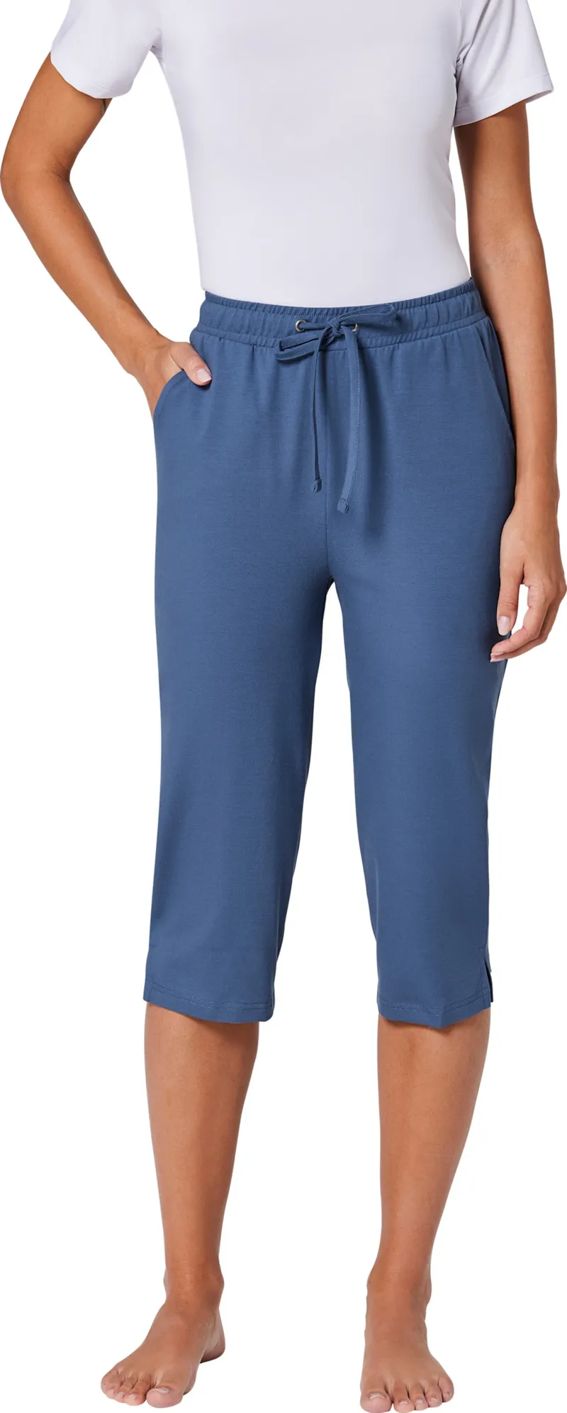 feel good Capri-Hose jeansblau, Jeansblau, – Produktbild 3 von 3