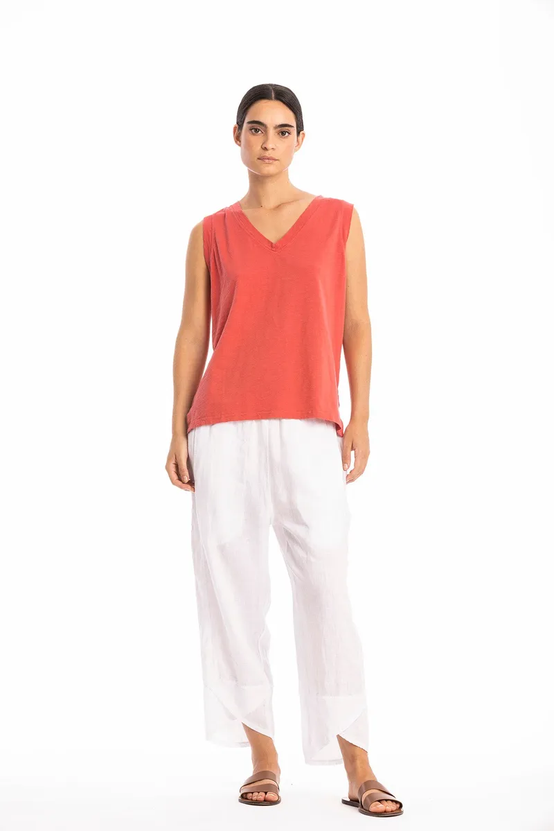 RAVENS VIEW IBIZA RAVENS VIEW IBIZA Damen vegan Top Marea Lehm Rot, Hellrot, – Produktbild 1 von 2