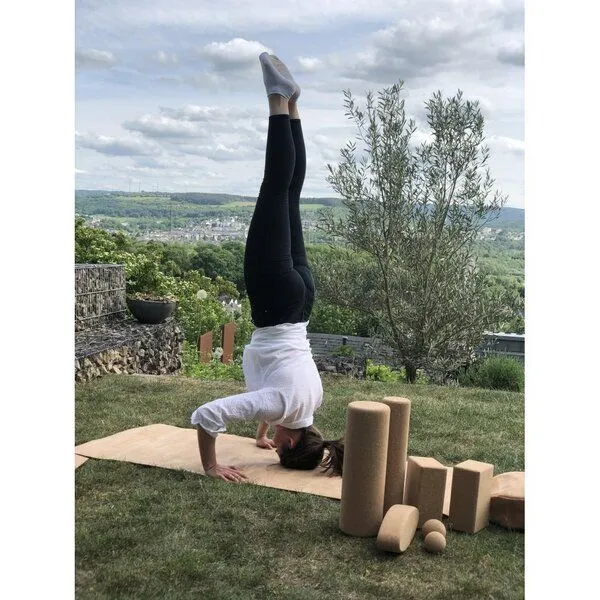 Kork-Deko Kork-Deko Yoga Keil, kurz (10x9x3 cm) / Keil aus Kork – Produktbild 3 von 7
