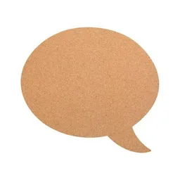 Kork-Deko Kork-Deko Sprechblase (rund) als Pinnwand aus Kork XXL ca. 55x55 cm – Produktbild 1 von 1
