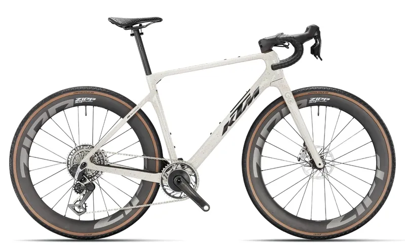 KTM KTM GRAVELATOR EXONIC - 28 Zoll 13K Diamant - spotted white orange, Weiss,grau, – Produktbild 1 von 1