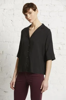 Wunderwerk Wunderwerk Damen Bluse aus Tencel "Revers blouse TENCEL" – Produktbild 1 von 1