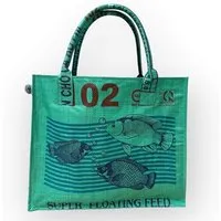 Beadbags Beadbags Einkaufstasche Ri94 recycelter Reissack, Mittelgrün (2), – Produktbild 1 von 1