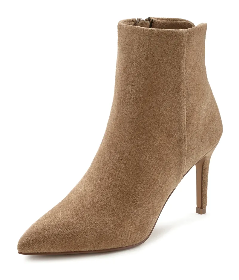 Lascana High-Heel-Stiefelette, Beige, – Produktbild 2 von 3