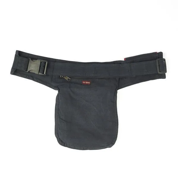 short'n'pietz short'n'pietz handgenähte Gürteltasche mit verstellbarem Gürtel, Schwarz, – Produktbild 8 von 8