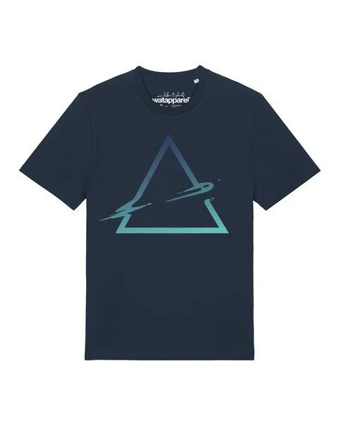 watapparel watapparel T-Shirt Unisex Triangle, French navy, – Produktbild 1 von 2