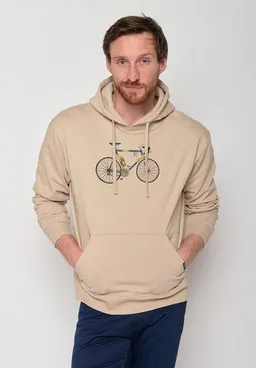 GreenBomb GREENBOMB Bike Knut Joy - Bequemer Hoodie aus Bio-Baumwolle / hochwertiger Print / GOTS / Fair & Vegan – Produktbild 1 von 1