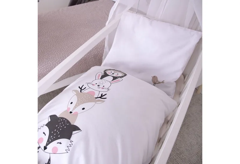 Baby Best Baby Best Babybettwäsche babybest Woodland Crew, Renforcé, 2 teilig, mit Wendefunktion, Bunt, – Produktbild 3 von 4