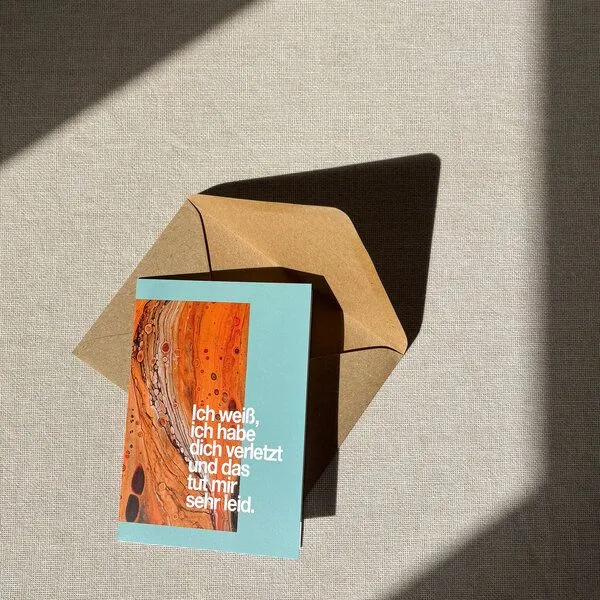 embrace cards embrace cards Empathische Entschuldigungskarte – Produktbild 1 von 2