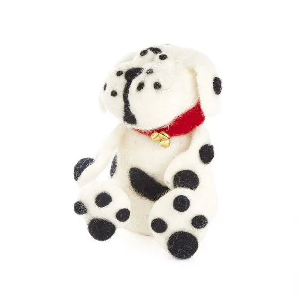 short'n'pietz short'n'pietz Dalmatiner als Filz Eierwärmer, Weiss schwarz, – Produktbild 1 von 1