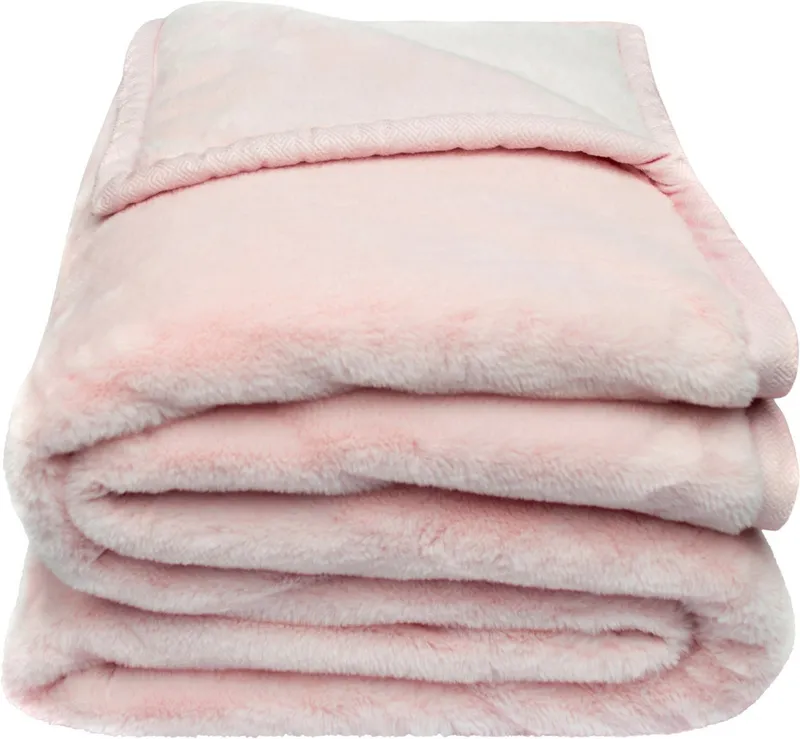 Wohndecke The Blanket, extra weiche Kuscheldecke, schlichtes Design, ZOEPPRITZ1828, Extra weiche Decke aus recyceltem Polyester, Rosa, – Produktbild 1 von 2