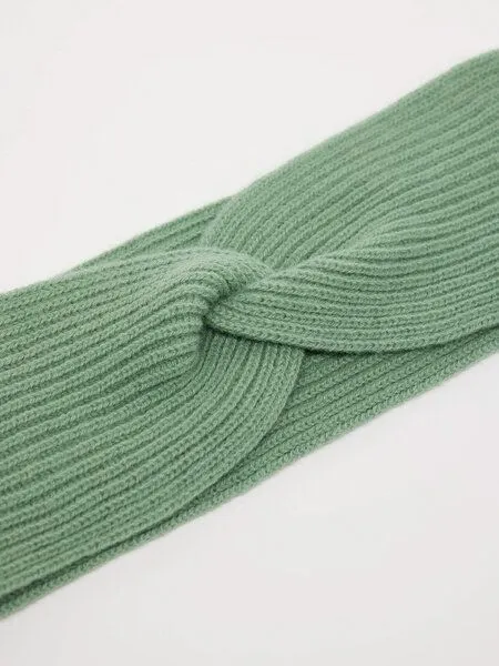 LANIUS LANIUS Stirnband aus Bio-Merinowolle, Sage, – Produktbild 4 von 4