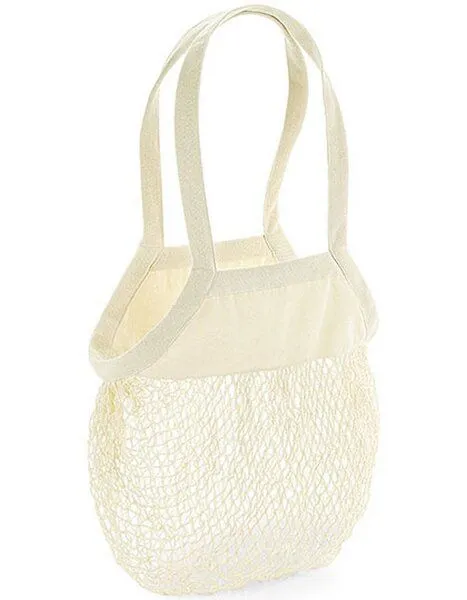 Westford Mill Westford Mill Netztasche Einkaufstasche Obstbeutel Einkaufsnetz Gemüsebeutel, Natur, – Produktbild 2 von 2