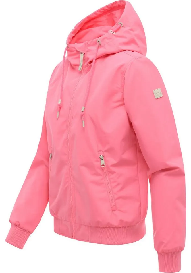 ragwear ragwear Outdoorjacke Oggie YOUMODO Wasserdichte und atmungsaktive Übergangsjacke, Rosa, – Produktbild 3 von 5