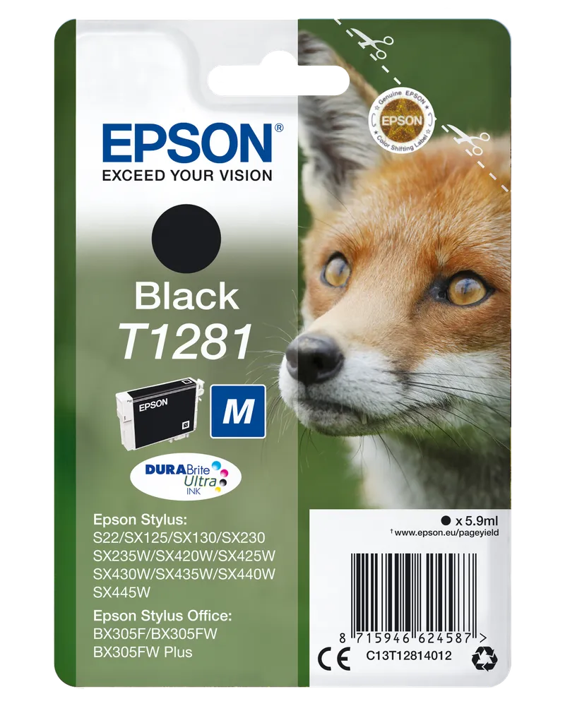 Epson Epson Tintenpatrone T1281 schwarz – Produktbild 1 von 3
