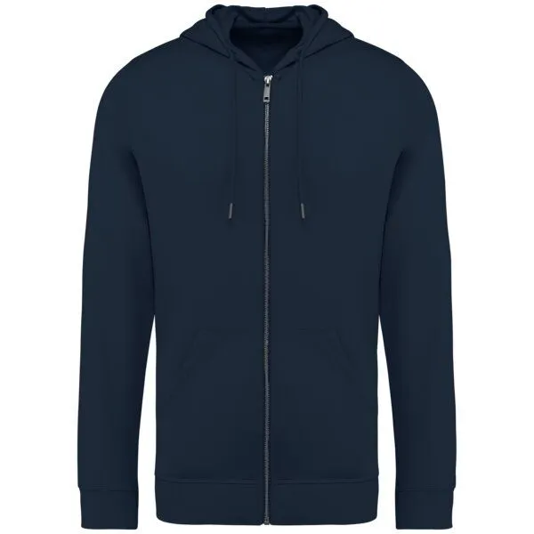 Greenspired Greenspired Herren Modal Kapuzensweatshirt mit Reissverschluss 260 g/m² XS-3 XL, Navyblau, – Produktbild 1 von 2