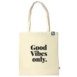 Gary Mash GARY MASH Baumwolltasche Good Vibes aus zertifizierter Biobaumwolle – Produktbild 1 von 1