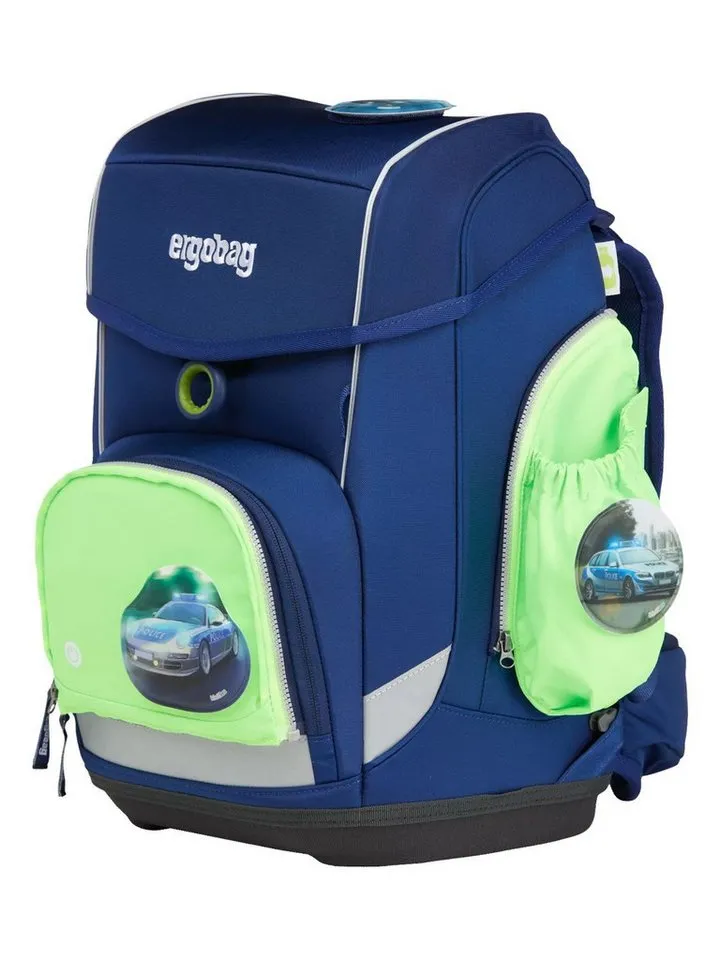 Ergobag Ergobag Schulranzen Fluo LED Seitentaschen Set, reflektierend, Grün, – Produktbild 3 von 4