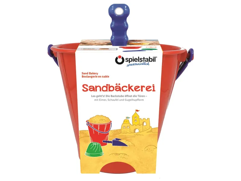 Spielstabil Spielstabil Sandbäckerei classic 3-teilig 21 x 23,5 x 19 cm, Mehrfarbig, – Produktbild 1 von 2