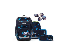 Ergobag Ergobag Schulranzen Schulranzen-Set CUBO VerfolgBärjagd 5-teilig, 25/26 (5-teilig), ergonomisch, höhenverstellbar, Your-Size-System, ab 1. Klasse – Produktbild 1 von 1