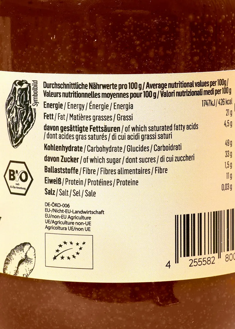 KoRo Bio Dattel Cashew Creme 500 g – Produktbild 5 von 5