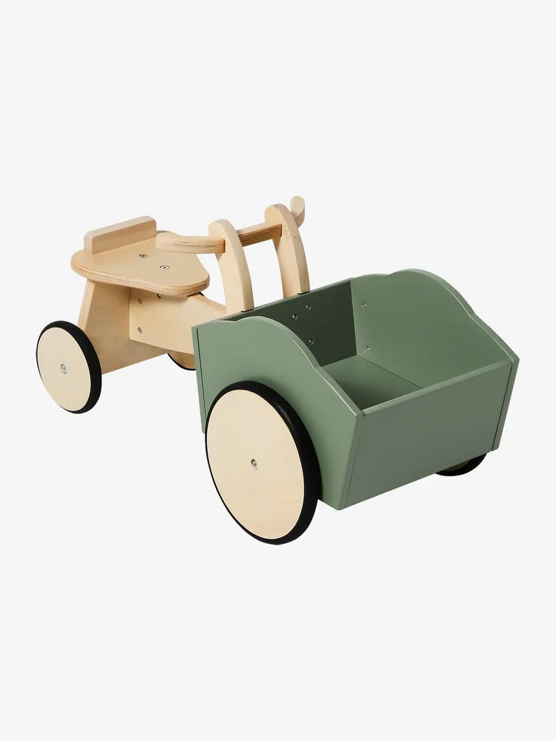 Vertbaudet Baby Rutschfahrzeug mit 3 Rädern, Braun, – Produktbild 2 von 4