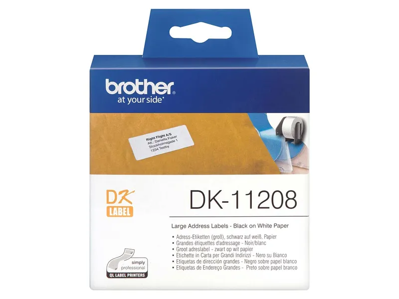 Brother Brother Adressetiketten DK-11208 38 x 90 mm – Produktbild 2 von 5