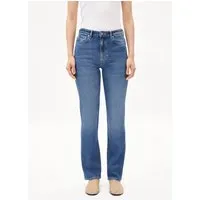 ARMEDANGELS ARMEDANGELS CARENAA Damen Jeans Straight Leg Mid Waist Bio-Baumwoll Mix Comfort-Stretch – Produktbild 1 von 1