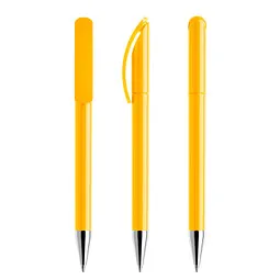 prodir prodir® Drehkugelschreiber DS3 TPC Twist, blaue Mine, gelb, Gelb, – Produktbild 1 von 1