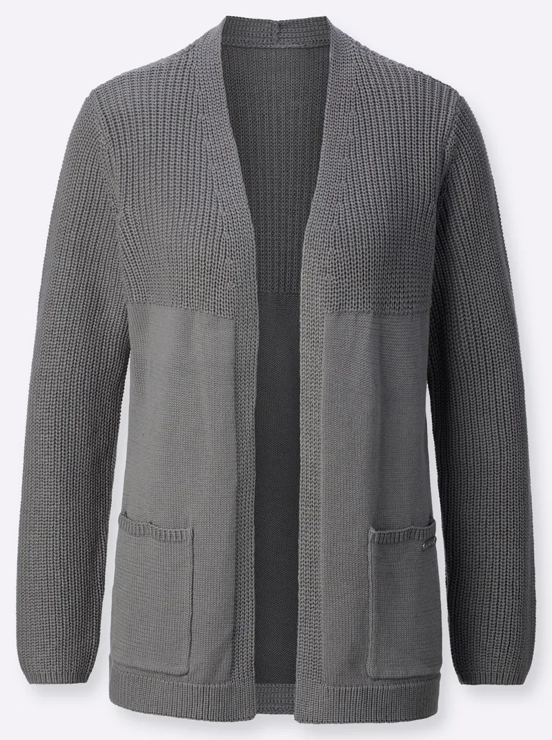 Witt Witt Strickjacke grau, Grau, – Produktbild 1 von 2