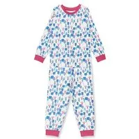 Sense Organics sense-organics Sense Organics Kinder Schlafanzug 2-Teiler Bio Baumwolle, Baumdruck/weiß, – Produktbild 1 von 1