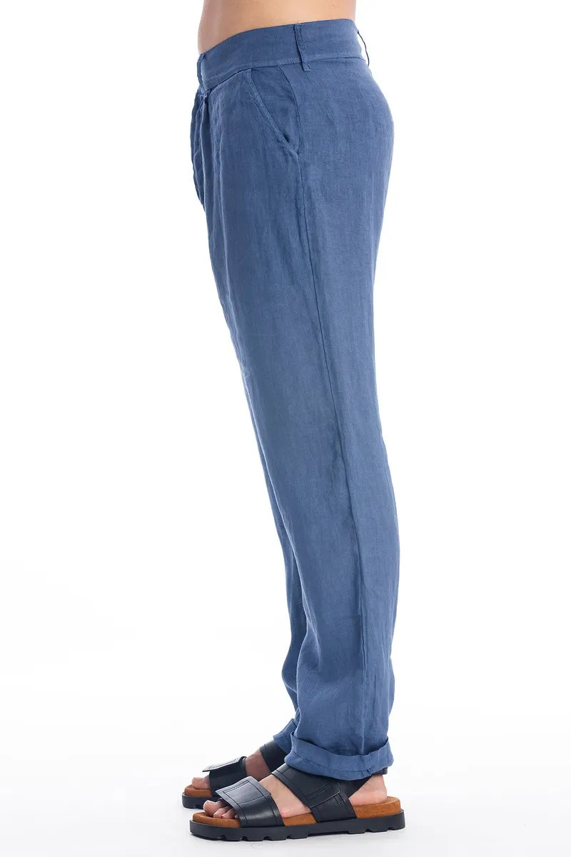 RAVENS VIEW IBIZA RAVENS VIEW IBIZA Herren vegan Hose Positano Indigoblau, Dunkelblau, – Produktbild 2 von 2