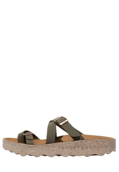 ASPORTUGUESAS ASPORTUGUESAS Damen Sandale Capri, Khaki, – Produktbild 2 von 4