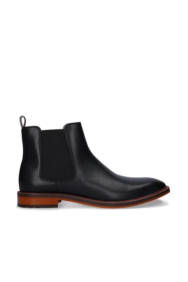 NAE NAE Herren vegan Chelsea Stiefel Duncan Schwarz, Schwarz, – Produktbild 1 von 2